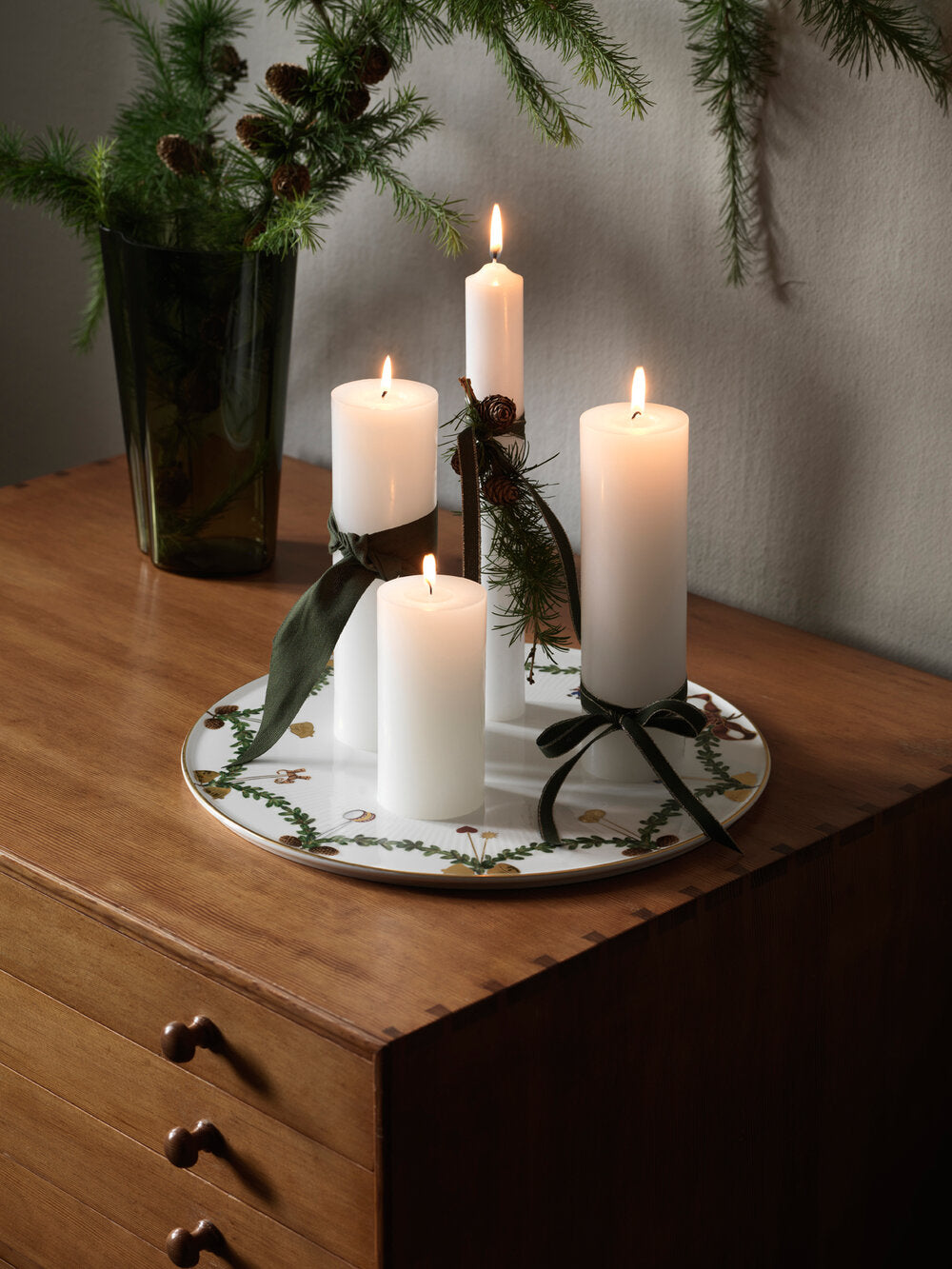 Stjerne Riflet fad - 32 cm.